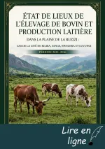 Etat de lieux de l'élevage de bovin et production laitière dans la plaine de la Ruzizi : cas de la cité de Kiliba, Sange, Bwegera et Luvungi
