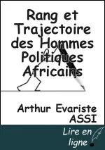Rang et Trajectoire des Hommes Politiques Africains