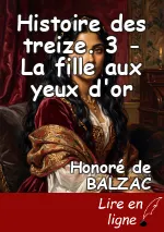 Histoire des treize. 3 - La fille aux yeux d'or