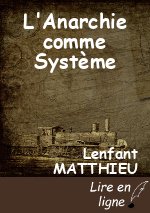 L'Anarchie comme Système