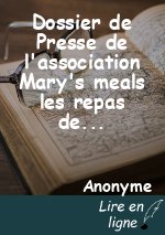 Dossier de Presse de l'association Mary's meals les repas de Marie