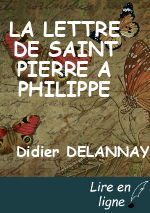 LA LETTRE DE SAINT PIERRE A PHILIPPE