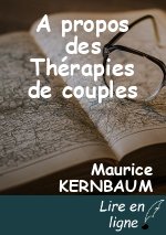 A propos des Thérapies  de couples
