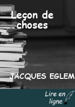 Leçon de choses