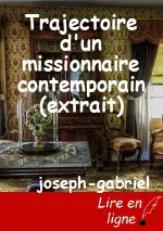 Trajectoire d'un missionnaire contemporain (extrait)