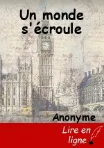 Un monde s'écroule