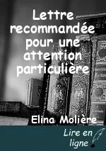 Lettre recommandée pour une attention particulière