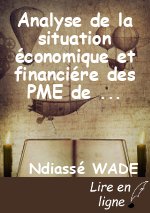 Analyse de la situation économique et financiére des PME de la région de Thiès