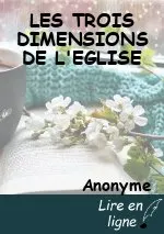 LES TROIS DIMENSIONS DE L'EGLISE