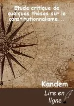 Etude critique de quelques thèses sur le constitutionnalisme global