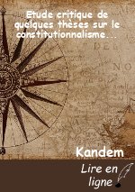 Etude critique de quelques thèses sur le constitutionnalisme global
