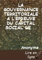LA GOUVERNANCE TERRITORIALE A L’EPREUVE DU CAPITAL SOCIAL DE LA ROYAUTE TRADITIONNELLE DANS LA COMMUNE D’ABOMEY