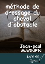 méthode de dressage du cheval d'obstacle