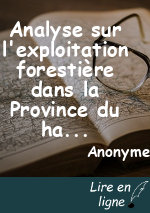 Analyse sur l'exploitation forestière dans la Province du haut Katanga en République démocratique du Congo