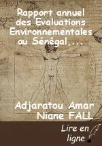 Rapport annuel des Evaluations Environnementales au Sénégal, 2016