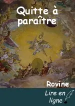 Quitte à paraître