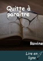Quitte à paraître