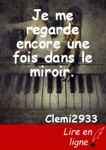 Je me regarde encore une fois dans le miroir.
