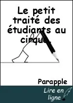 Le petit traité des étudiants au cirque.