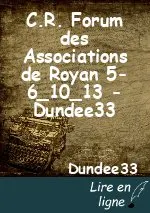 C.R. Forum des Associations de Royan 5-6_10_13 - Dundee33