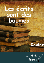 Les écrits sont des baumes