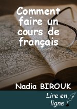 Comment faire un cours de français