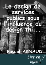 Le design de services publics sous l'influence du design thinking