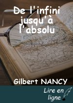 De l'infini jusqu'à l'absolu