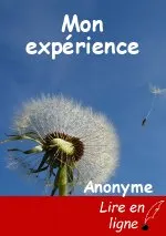 Mon expérience