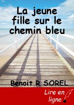La jeune fille sur le  chemin bleu