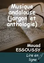 Musique andalouse (jargon et anthologie)