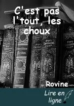 C'est pas l'tout, les choux