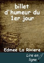 billet d'humeur du 1er jour