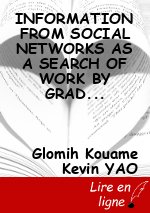 INFORMATION FROM SOCIAL NETWORKS AS A SEARCH OF WORK BY GRADUATES OF UNIVERSITIES FOR YOUTH OF DAGESTAN