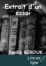 Extrait d'un essai