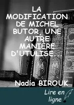 LA MODIFICATION DE MICHEL BUTOR, UNE AUTRE MANIÈRE D'UTULISER LE VERBE