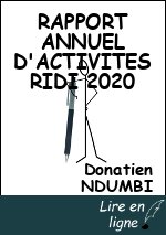 RAPPORT ANNUEL D'ACTIVITES RIDI 2020