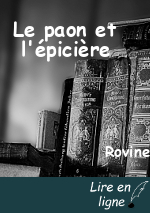 Le paon et l'épicière
