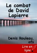 Le combat de David Lapierre