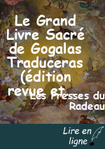 Le Grand Livre Sacré de Gogalas Traduceras (édition revue et augmentée)-vol 3/7