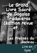 Le Grand Livre Sacré de Gogalas Traduceras (édition revue et augmentée)-vol 4/7