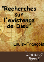 "Recherches sur l'existence de Dieu"