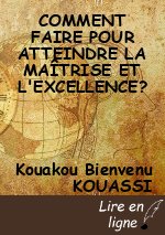 COMMENT FAIRE POUR ATTEINDRE LA MAÎTRISE ET L'EXCELLENCE?