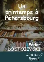 Un printemps à Pétersbourg