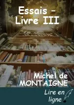 Essais – Livre III