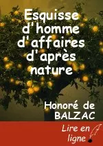 Esquisse d'homme d'affaires d'après nature