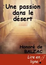 Une passion dans le désert