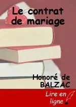 Le contrat de mariage