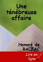 Une ténébreuse affaire