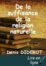 De la suffisance de la religion naturelle